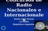 Concursos de radio nacionales e internacionales