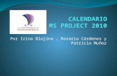Presentación calendario (2) MS PROJECT