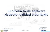 El producto de software negocio, calidad y contexto uade v3 + iso 25000