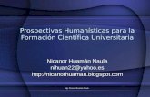 Prospectivas Humanísticas para la Formación Científica Universitaria