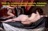 Tema 15. La pintura barroca española.