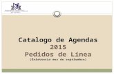 Catalogo de agendas 2015 pedido de linea y linea corporativa. actualización 03.09.2014