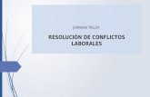 Presentacion de resolucion de conflictos laborales