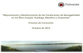 Presentacion concesion sistema de transporte fluvial 02 octubre