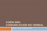 COEM 3001 Comunicación No Verbal