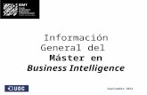 Sesión informativa business intelligence 2012