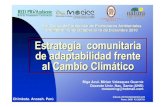 ESTRATEGIA COMUNITARIA DE ADAPTABILIDAD FRENTE AL CAMBIO CLIMATICO