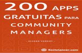 200 apps gratuitas para community manager