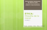 Ética: filosofía de la moral