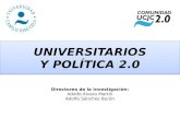 Estudio (Completo) Universitarios y Política 2.0