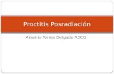 Proctitis posradiación