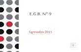 E.G.B. Nº 9 Egresados 2011