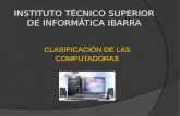 ITSI Clasificación de las computadoras