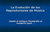 La evolución de los reproductores de música