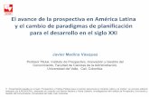 El avance de la prospectiva en América Latina - Javier Medina
