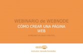 Webinario ES - Cómo crear una Página Web (Nov 2014)