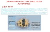 ÓRGANOS CONSTITUCIONALES AUTÓNOMOS DEL PERÚ