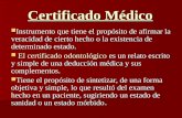 Certificado Medico