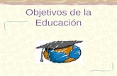 Objetivos de la educación taty ues 2012