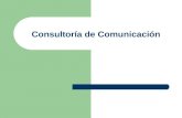 Consultoría de comunicación