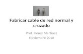 Fabricar cable de red normal y cruzado