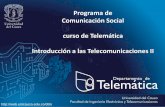 Introduccion a las telecomunicaciones - continuación