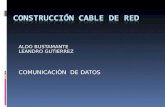 Construcción de cable de red