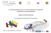 La psicologia en la lucha contra el delito - contexto colombiano