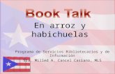 Book talk en arroz y habichuelas