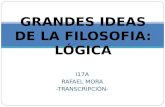 Grandes Ideas De La FilosofíA. Historia de la LóGica