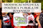 Ruta de Trabajo la Modificación de la Política Publica de Juventud Medellin 2013