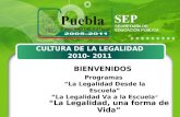 Presentación legalidad 2010  2011