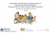 Jornadas de formación institucional en Educación Sexual Integral 2014