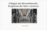 ARC. Brunelleschi. Església de San lorenzo