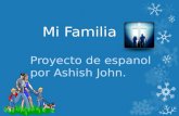 Ashish john mi familia