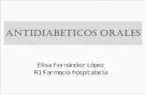Antidiabeticos orales. Elisa Fernández