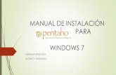 Manual de instalación de pentaho para windows 7