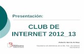 121003 Presentación del Club de Internet 2012_2013