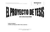 El proyecto de tesis (documento definitivo)