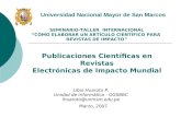 Publicaciones CientíFicas En Revistas ElectróNicas De Impacto Mundial Final