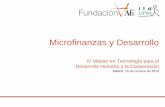 Sesión itdUPM. Microfinanzas y desarrollo - Fundación AFI. 14 octubre 2013