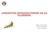 Conceptos introductorios de la economia