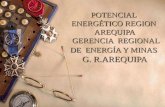 POTENCIAL  ENERGÉTICO REGION  AREQUIPA