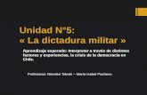 Unidad n°5, dictadura militar