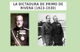 La dictadura de Primo de Rivera (1923 1930