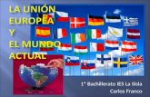 La union europea y Geopolítica mundial