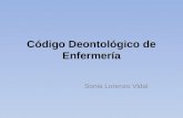Código deontológico de enfermería Española II