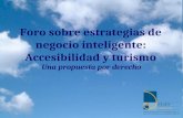 Foro Accesibilidad y Turismo: Una propuesta por derecho. Joaquina Berrocal González: Secretaria de la Junta Directiva de FEAPS Andalucía