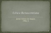 Lírica Renacentista.