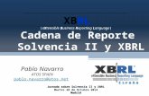 Cadena de Reporte Solvencia II y XBRL - Pablo Navarro